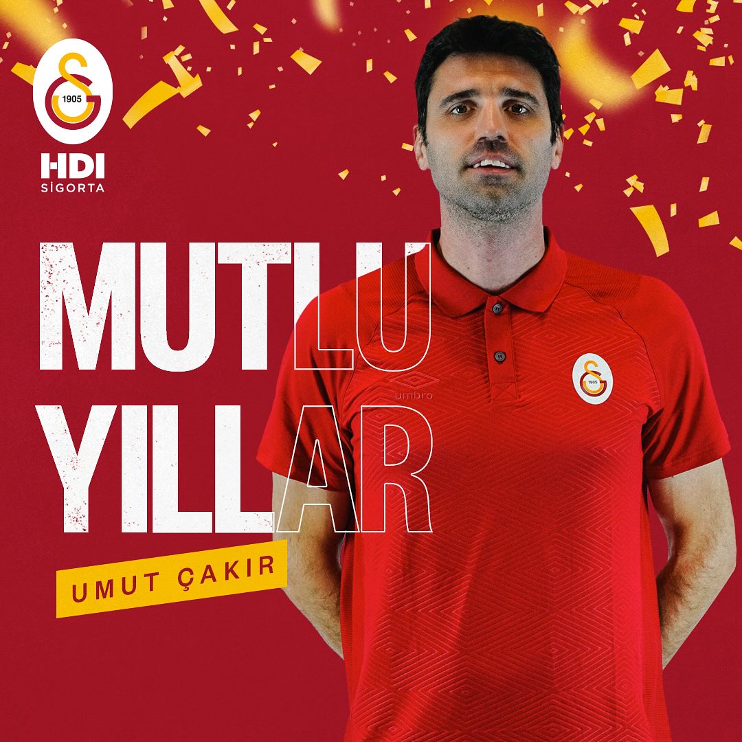 Galatasaray HDI Sigorta Erkek Voleybol Takımı'nın Başantrenörü Umut Çakır, doğum gününde kutlandı ve büyük başarılara adım attıkları yeni bir yaşa girdi.