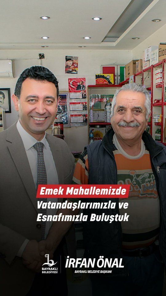 Yönetici Emek Mahallesi Esnaflarını Ziyaret Etti