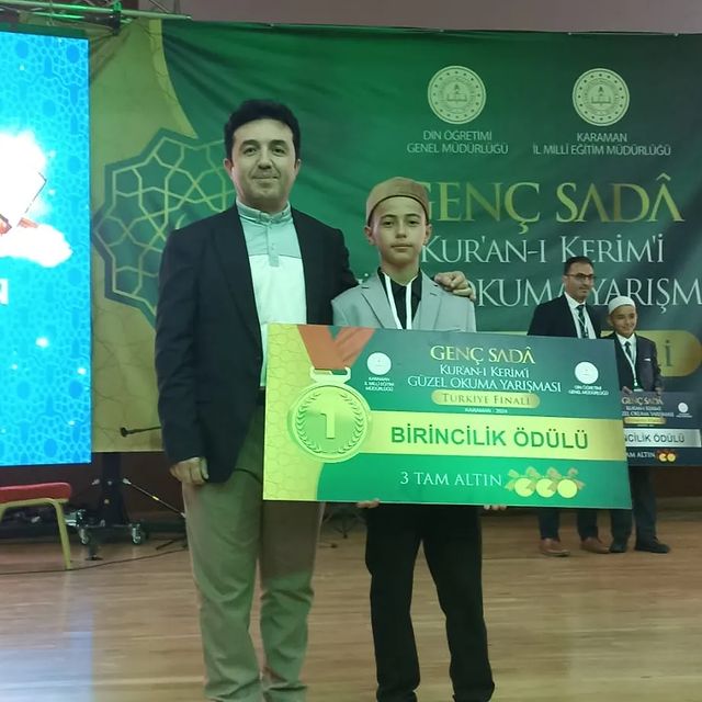 Hafız Emir Kuşcu Türkiye Genelinde Birinci Oldu