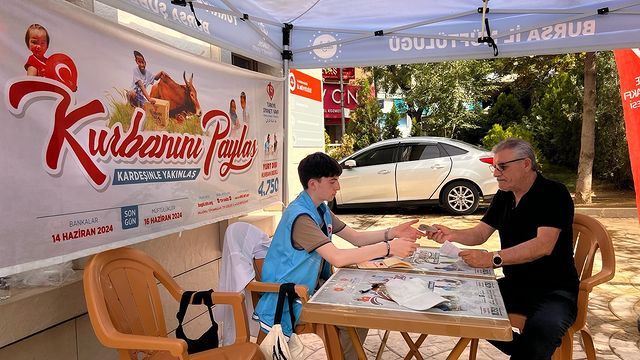 Bursa İl Müftülüğü ve Türkiye Diyanet Vakfı’ndan “Kurbanını Paylaş Kardeşinle Yakınlaş” Kampanyası