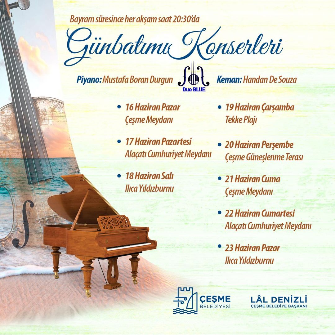 İzmir'de Bayram Boyunca Günbatımı Konserleri