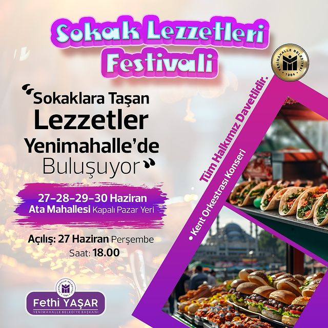 Sokak Lezzetleri Festivali Yenimahalle'de Başlıyor