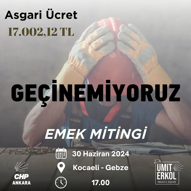 Asgari Ücretli Vatandaşların Geçim Sıkıntısı Gündemde: Emek Mitingi Düzenleniyor