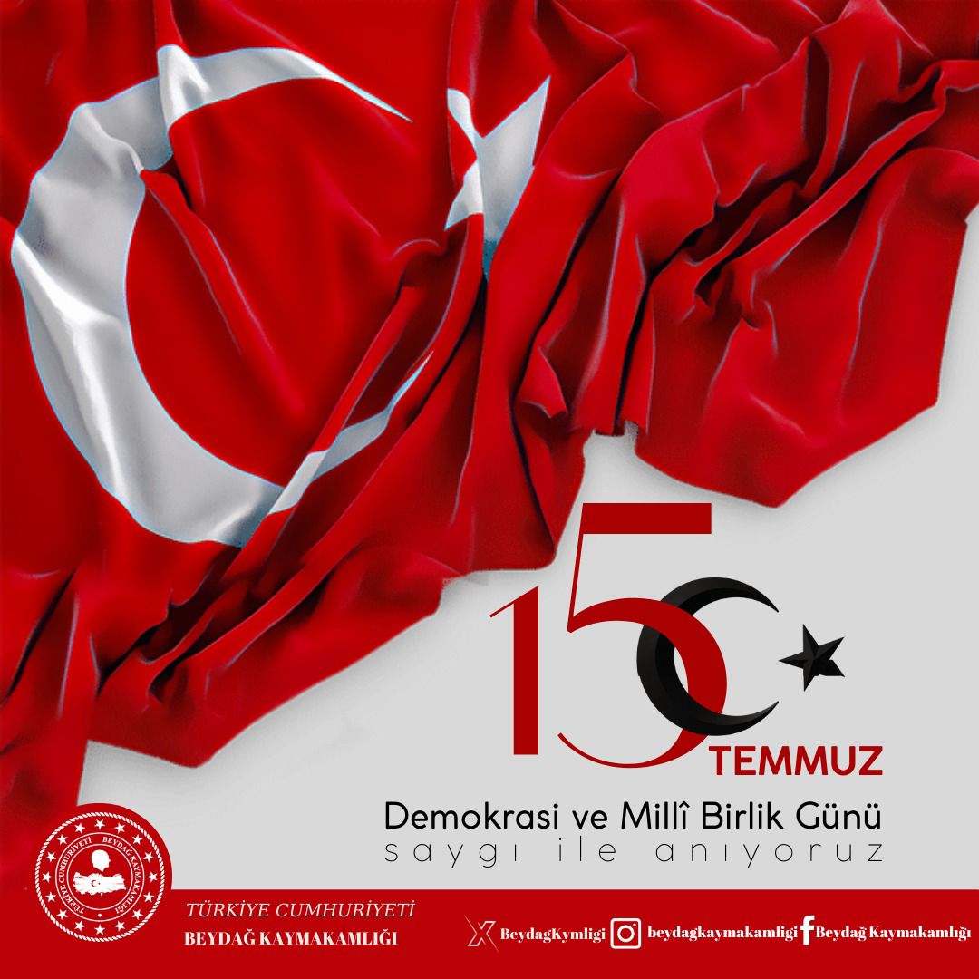 15 Temmuz Demokrasi ve Milli Birlik Günü'nde Aziz Milletimizin Direnişi