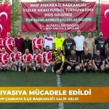 MHP İl Başkanlığı tarafından düzenlenen İlçeler Arası Futbol Turnuvası'nda Final Maçı Yapıldı