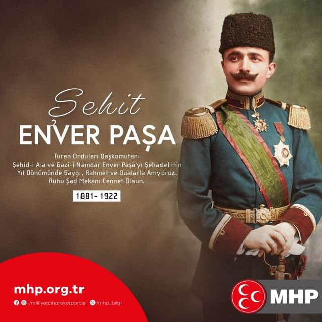 Enver Paşa, Şehadet Yıl Dönümünde Anıldı