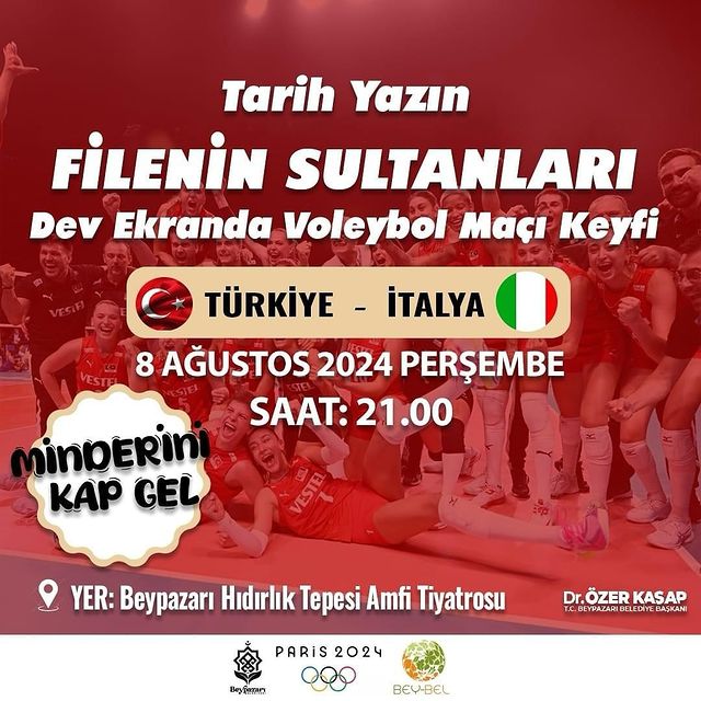 Türkiye'nin Filenin Sultanları, Paris 2024 Olimpiyatları'na Hazırlanıyor