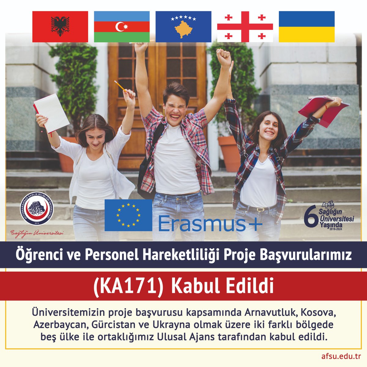 AFSÜ Uluslararası İlişkiler Uygulama ve Araştırma Merkezi, Yurtdışı Öğrenci ve Personel Hareketliliğini Genişletiyor