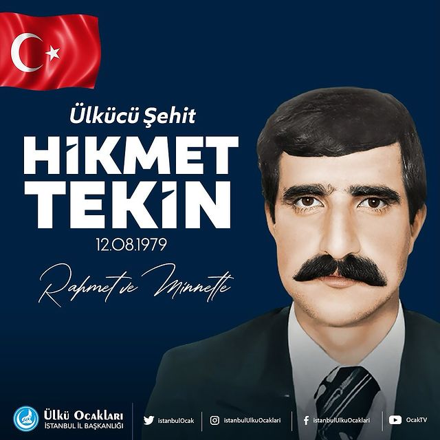 BAYRAMPAŞA ÜLKÜ OCAKLARI ŞEHİT HİKMET TEKİN'İ ANMA TÖRENİ DÜZENLEDİ