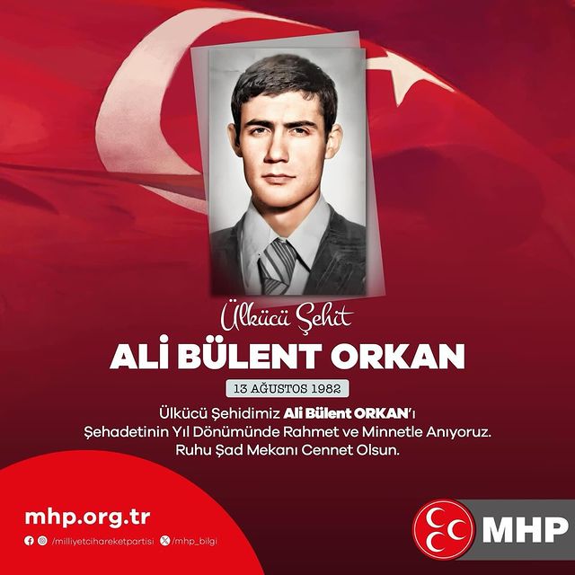 Gölbaşı MHP'den Şehit Ali Bülent Orkan Anma Mesajı