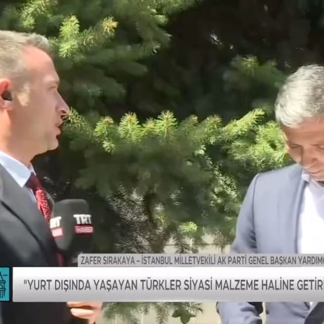 Zafer Sırakaya, TRT Türk'e Teşekkür Etti