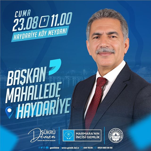 Gemlik Belediyesi, Mahalle Ziyaretleri ile Vatandaşlarını Dinliyor