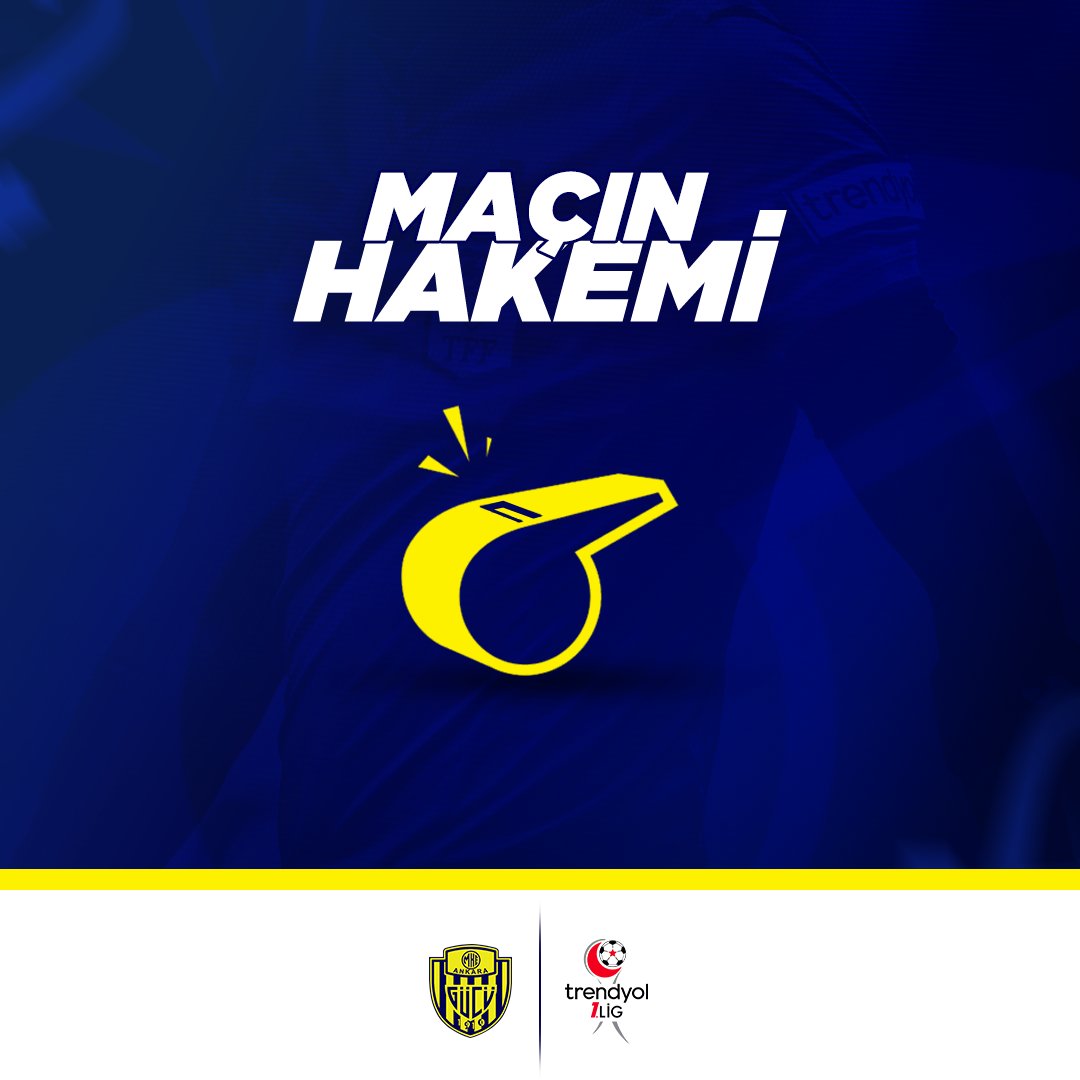 MKE Ankaragücü ve Ümraniyespor Maçının Hakemi Belli Oldu