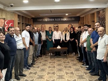 MHP Keçiören İlçe Başkanı Metin Bayrakcı'nın Doğum Günü Kutlandı