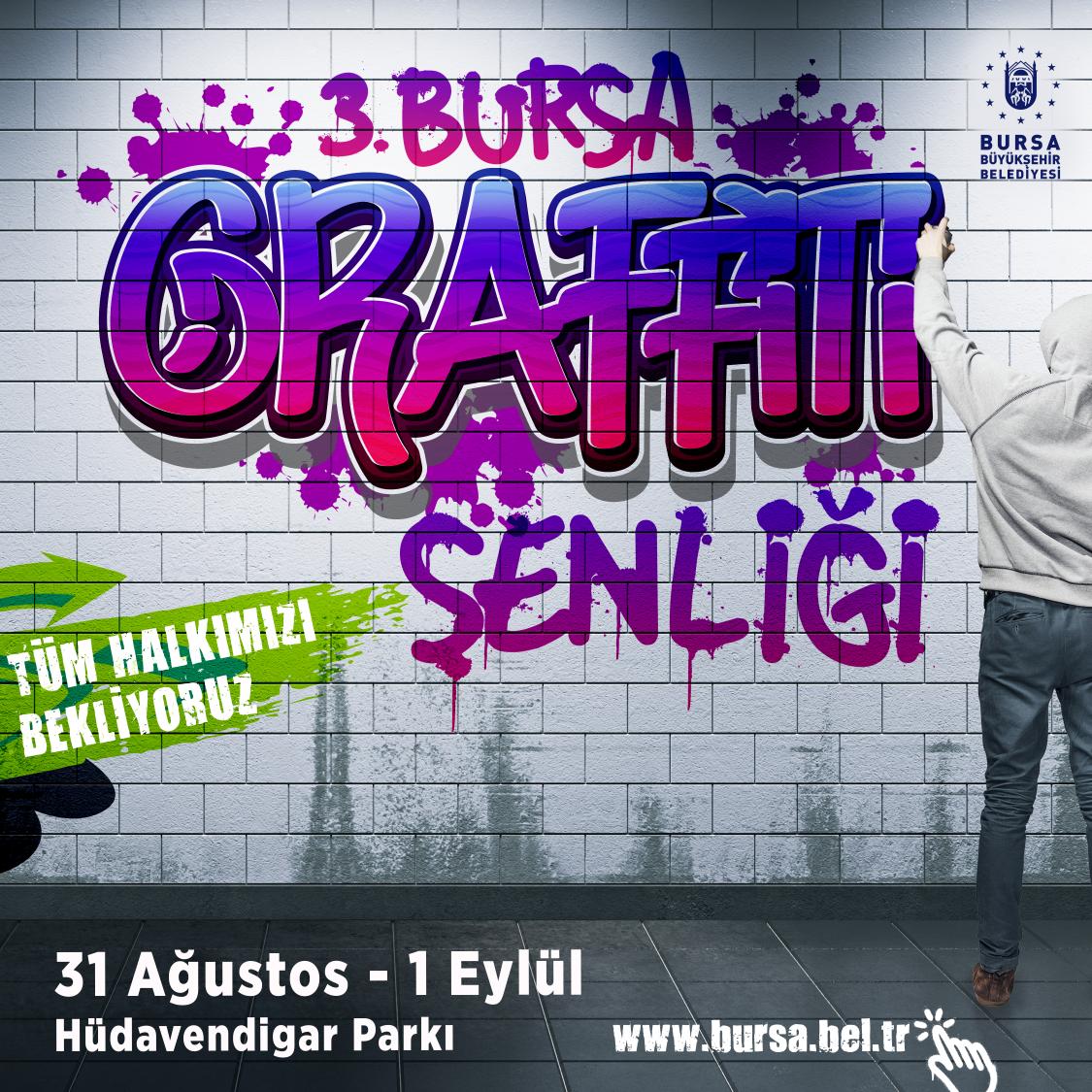 Bursa'da Büyük Bir Graffiti Etkinliği