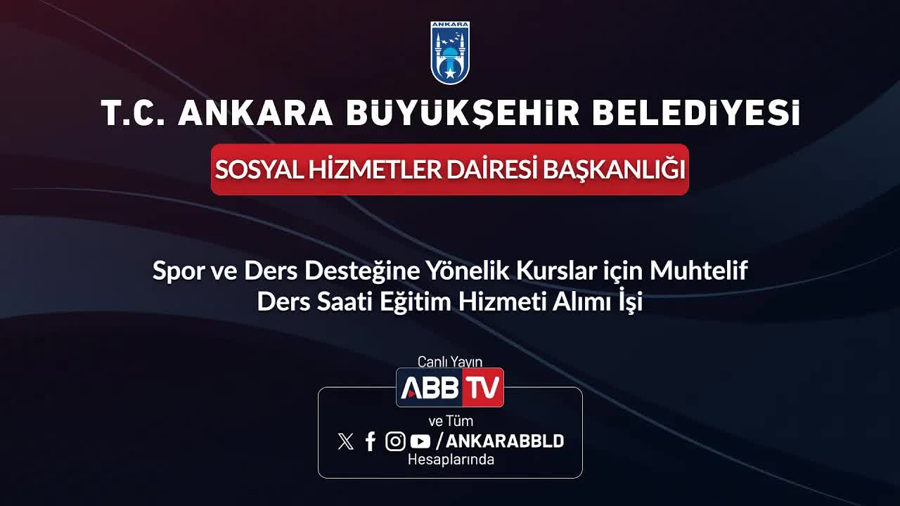 Ankara Büyükşehir Belediyesi Sosyal Hizmetler Alanında Kurslar Düzenleyecek