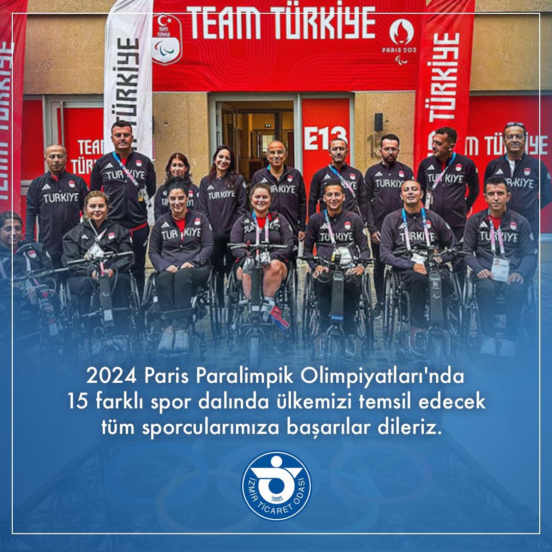 2024 Paris Paralimpik Olimpiyatları'nda Türkiye Sporcularına Başarı Dilekleri