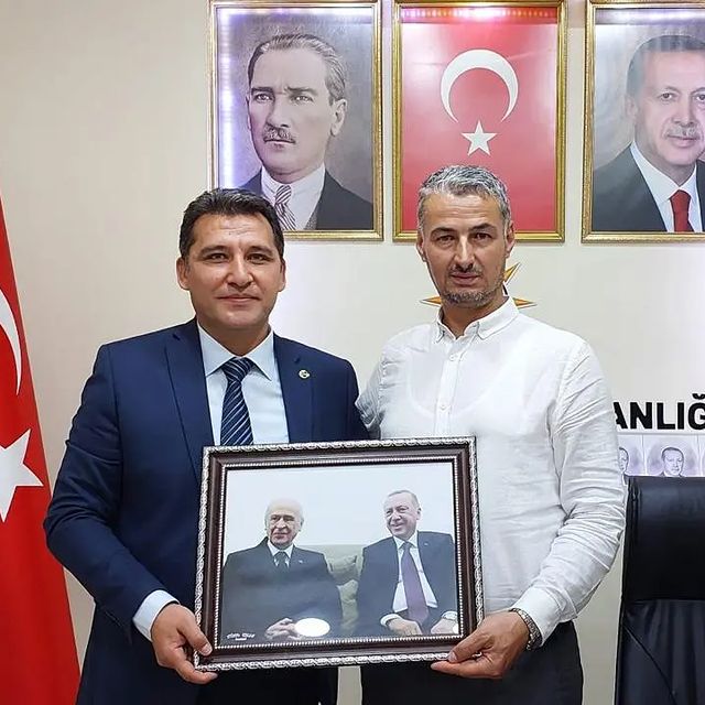 MHP Elmadağ İlçe Başkanlığı, Ali Kulaksız'a Hayırlı Olsun Ziyareti Gerçekleştirdi