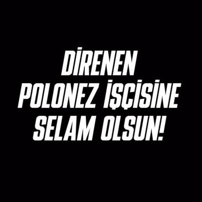 Türkiye İşçi Partisi, Polonez İşçileriyle Dayanışma İçinde