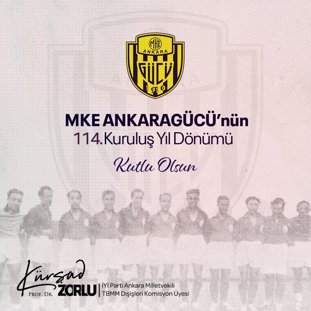 MKE Ankaragücü'nün 114. Kuruluş Yıl Dönümü Kutlamaları