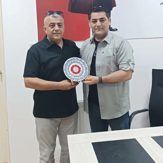 Türkiye Judo Federasyonu Temsilcisi Ahmet Kılıç, Gemlik Belediyespor Kulübü Başkanı Mustafa Duran'ı Ziyaret Etti