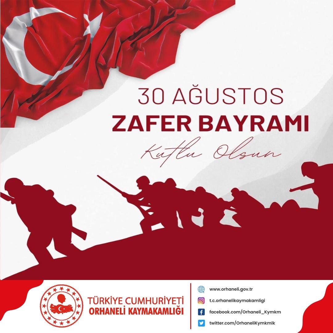 Gazi Mustafa Kemal Atatürk'ün önderliğinde kazanılan 30 Ağustos Zaferi'nin 102. Yıl Dönümü Kutlu Olsun!