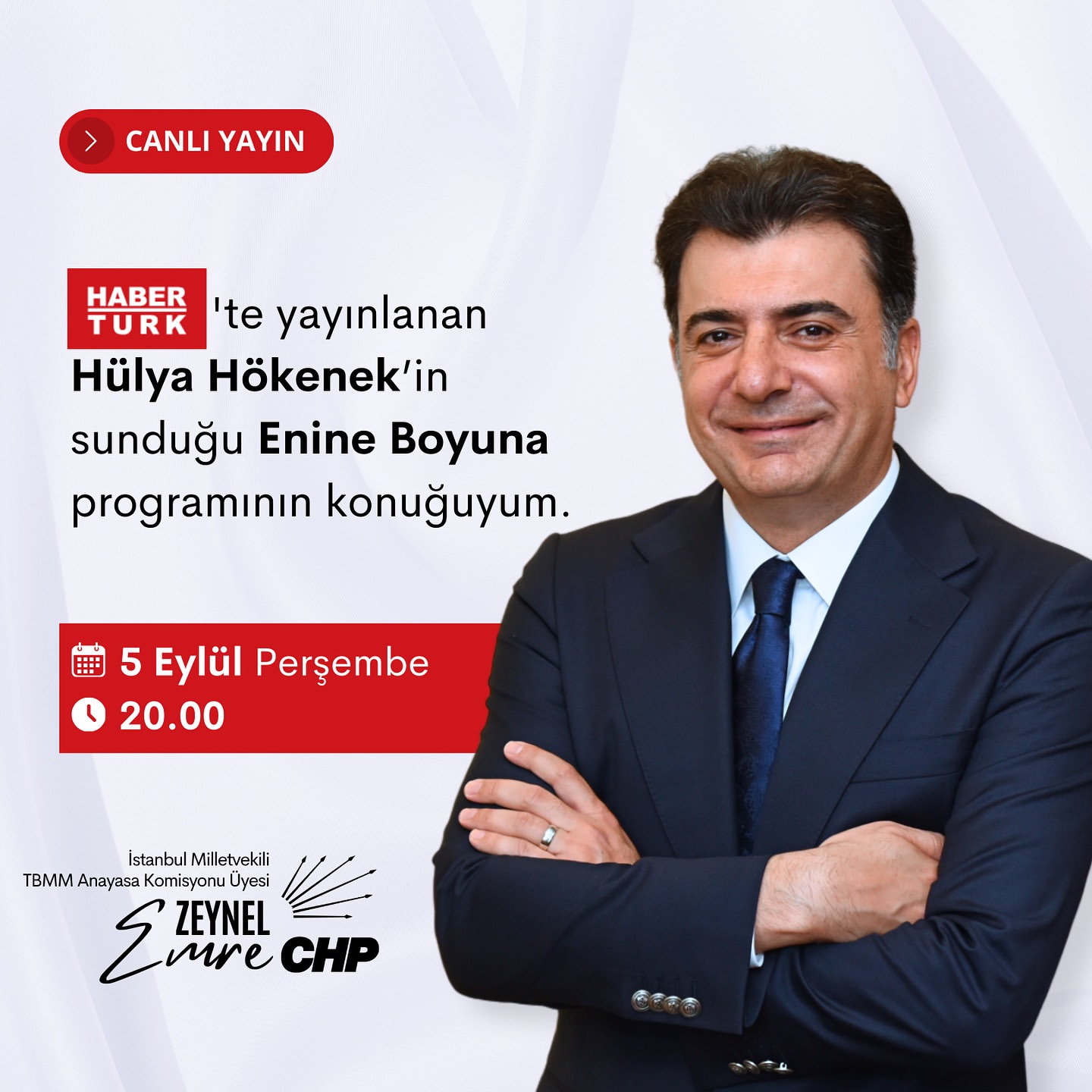 CHP İstanbul Milletvekili Zeynel Emre, 