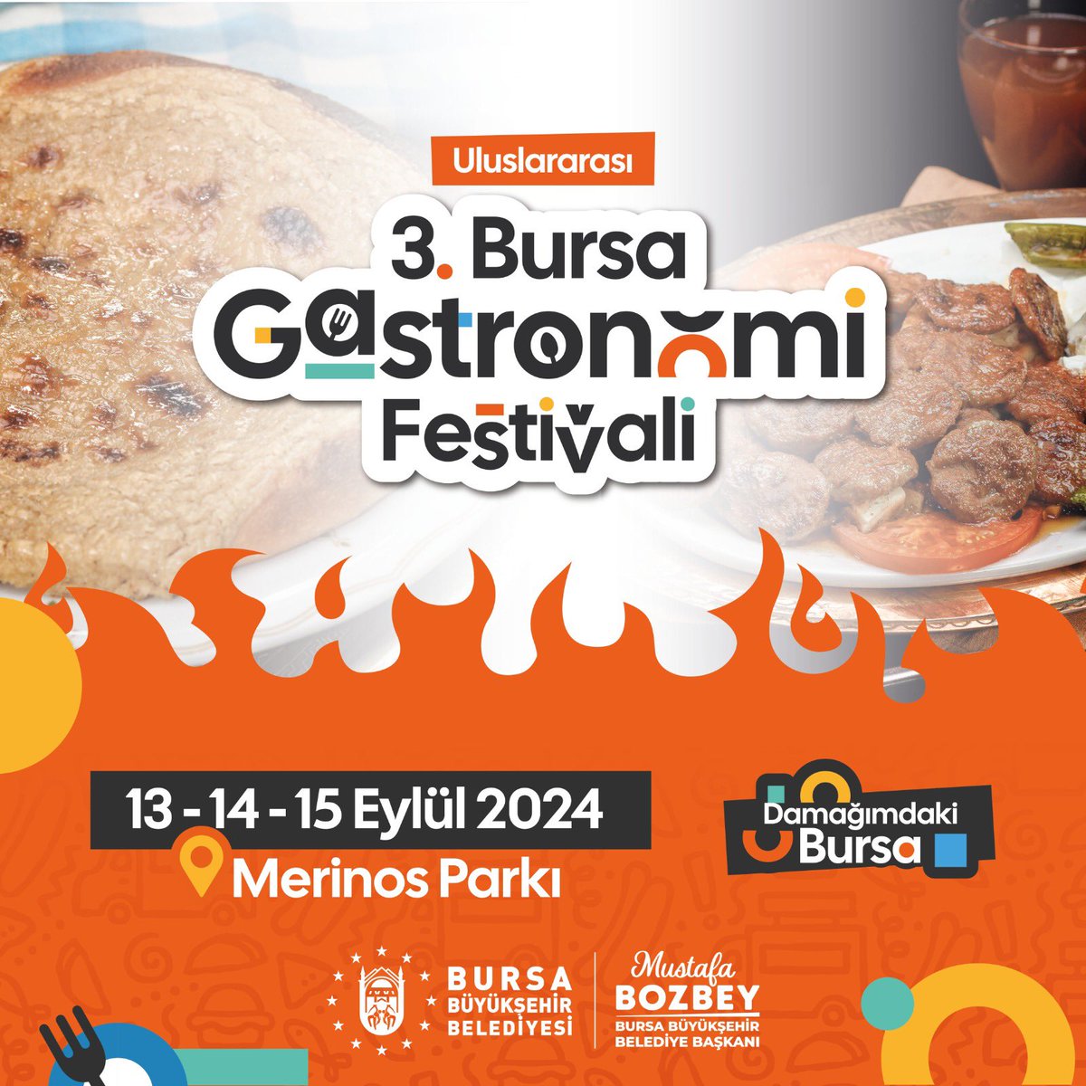 Bursa Büyükşehir Belediyesi 3. Uluslararası Gastronomi Festivali'ni Düzenliyor