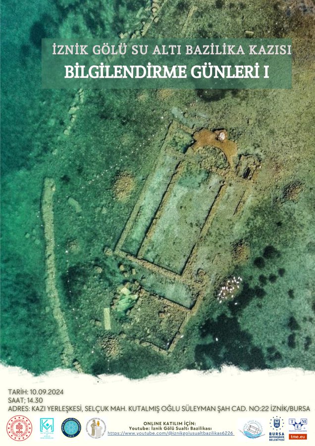 İznik Gölü'nde Su Altı Bazilika Kazısı Bilgilendirme Günleri