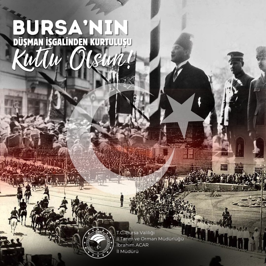 Bursa, Kurtuluşunun 102. Yıl Dönümünü Coşkuyla Kutluyor