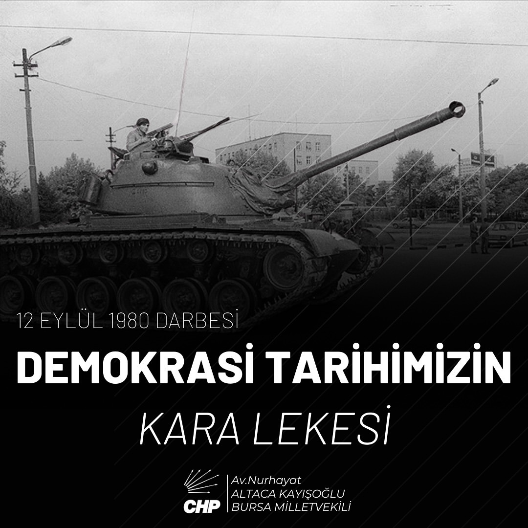 12 Eylül Darbesi Türkiye'nin Demokrasi Tarihinde Unutulmaz Bir Anıdır