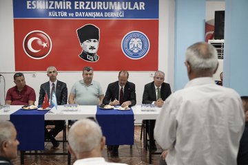 MHP İzmir Milletvekili Tamer Osmanağaoğlu, Eskiizmir Erzurumlular Kültür ve Dayanışma Derneği'nde Buluştu