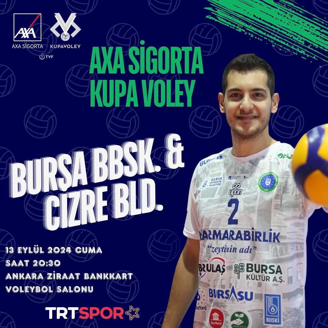 Bursa Büyükşehir Belediyespor, Axa Sigorta Kupa Voley Turnuvası'nda mücadele edecek