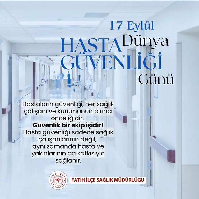 17 Eylül Dünya Hasta Güvenliği Günü