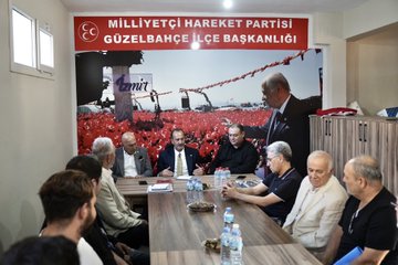 MHP İzmir Milletvekili Tamer Osmanağaoğlu, Güzelbahçe İlçe Teşkilatı İle Buluştu