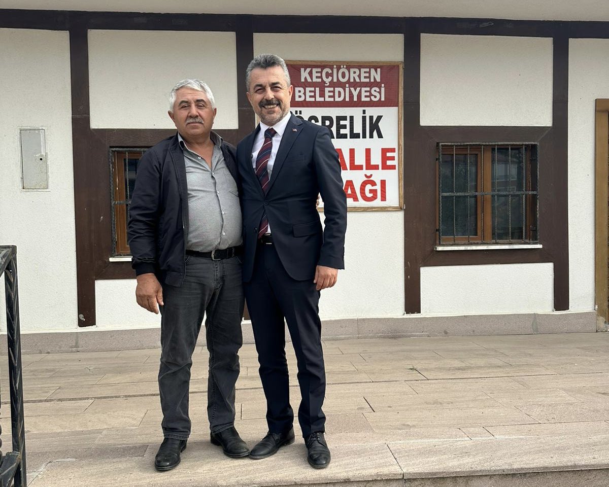 MHP Keçiören İlçe Başkanlığı, Kösrelik Mahallesi'nde Mahalle Muhtarını Ziyaret Etti