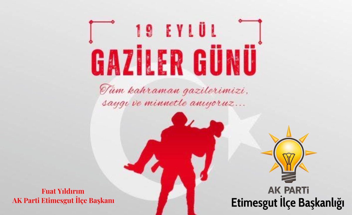 AK Parti Etimesgut İlçe Başkanlığı, Mustafa Kemal Atatürk'ü Gazilik Unvanıyla Anıyor