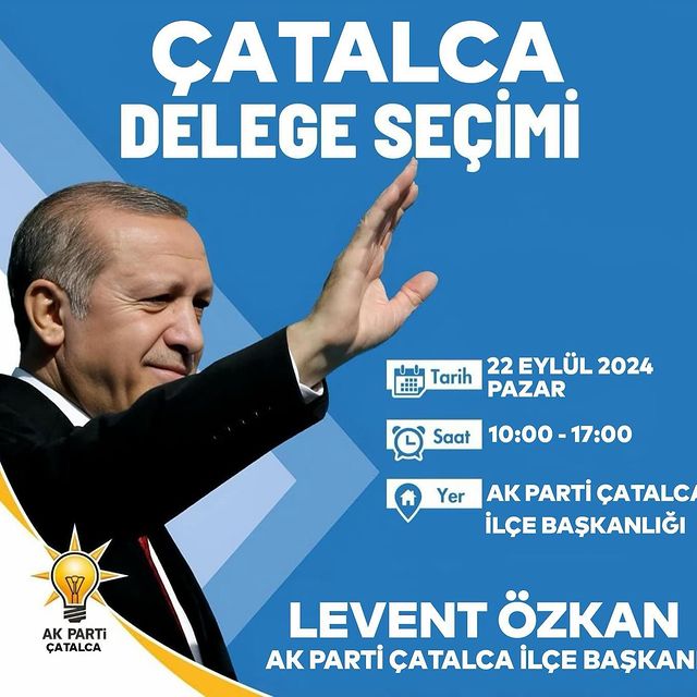 AK Parti Çatalca İlçe Başkanlığı Delege Seçimleri