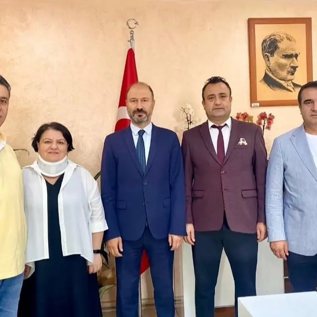 Türk Eğitim Sen İlçe Millî Eğitim Müdürü Murat Karabulut'a Hayırlı Olsun Ziyareti Gerçekleştirdi