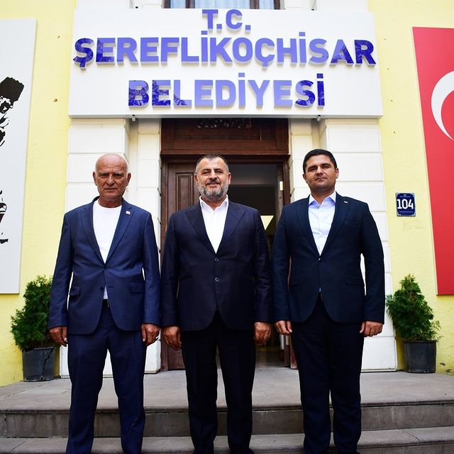 CHP Ankara İl Başkan Yardımcısı Şereflikoçhisar Belediye Başkanını Ziyaret Etti