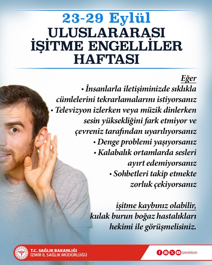 İşitme Sorunları Hakkında Uyarı!