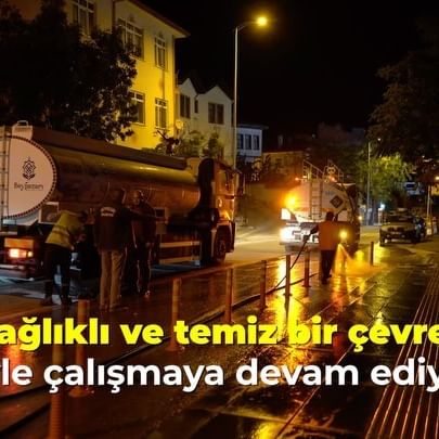 Sokak Temizlik Çalışmaları Devam Ediyor