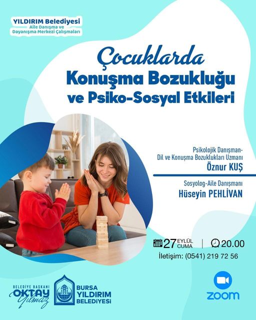 Eğitim Programı: “Çocuklarda Konuşma Bozukluğu ve Psiko-Sosyal Etkileri”