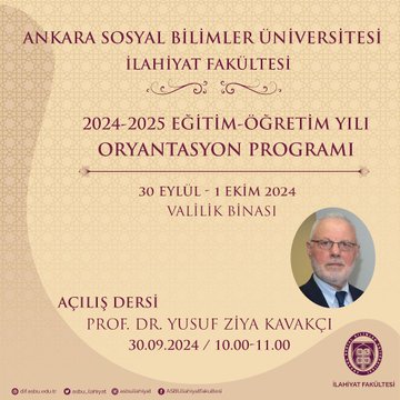 Oryantasyon Programı Duyurusu