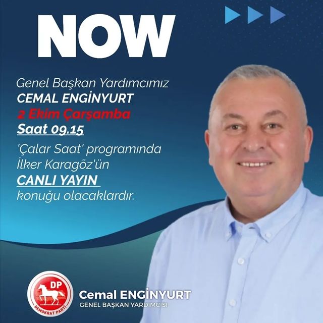 Yarın Now TV'nin Çalar Saat Programında İlker Karagöz Canlı Yayında Olacak