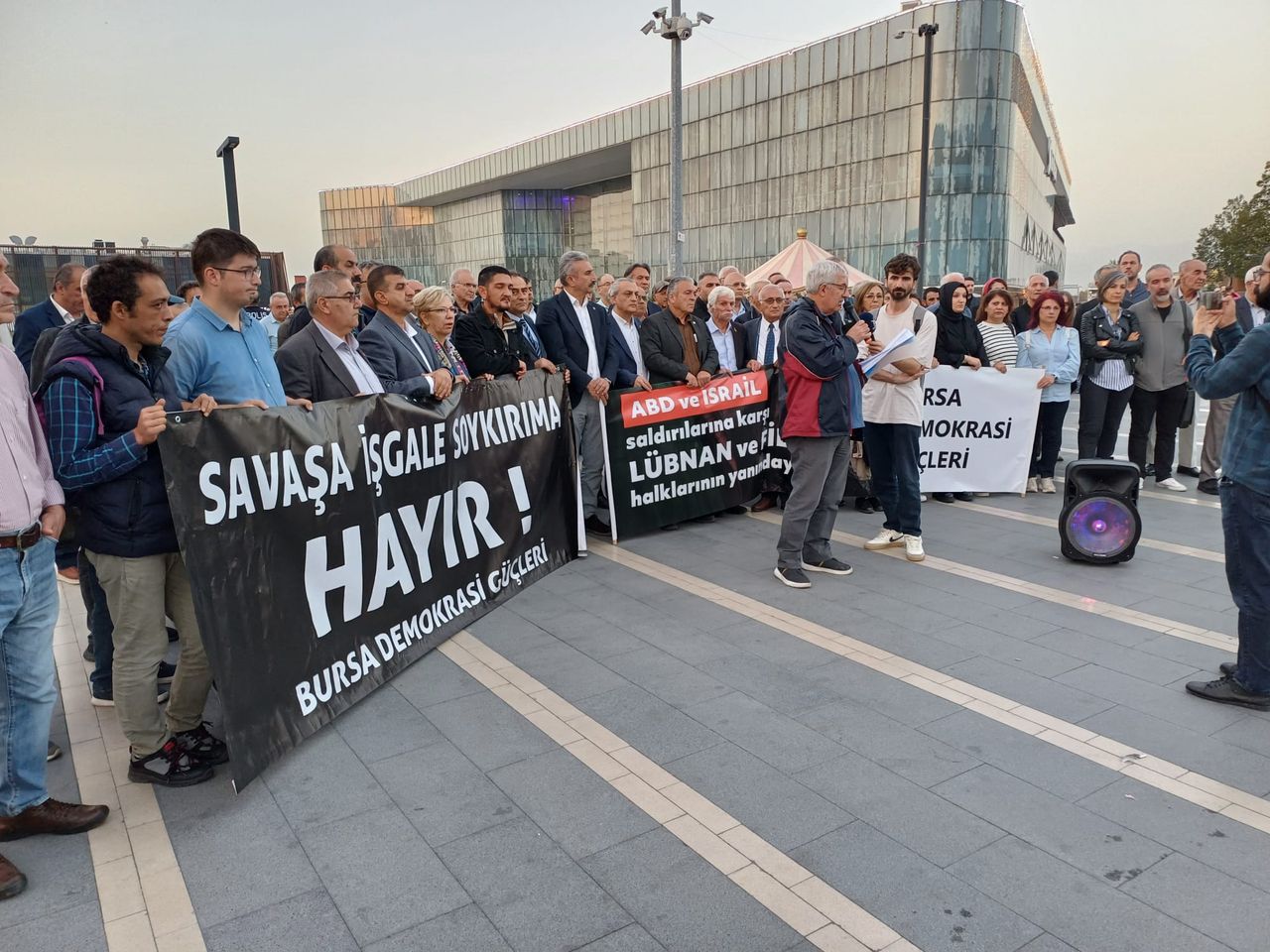 Bursa Demokrasi Güçleri'nden Protesto Etkinliği