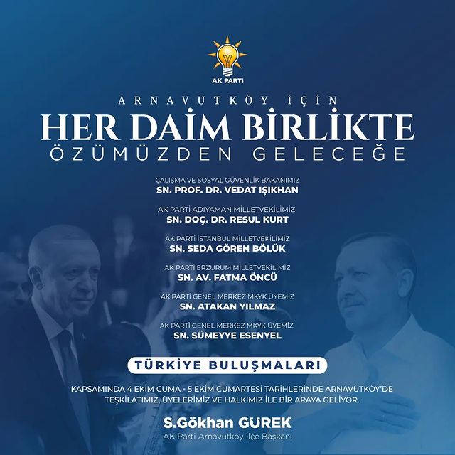 Arnavutköy'de Türkiye Buluşmaları Etkinliği Gerçekleşecek