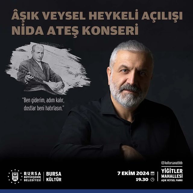 Bir Heykel Açılışı ve Nida Ateş Konseriyle Özel Etkinlik