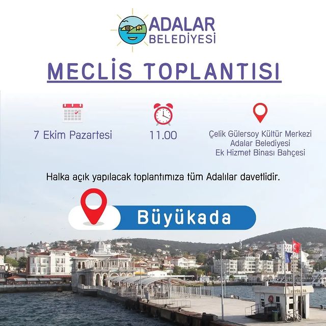 Adalar Belediyesi, 2024 Ekim Ayı Meclis Toplantıları İçin Hazırlıklarını Tamamladı