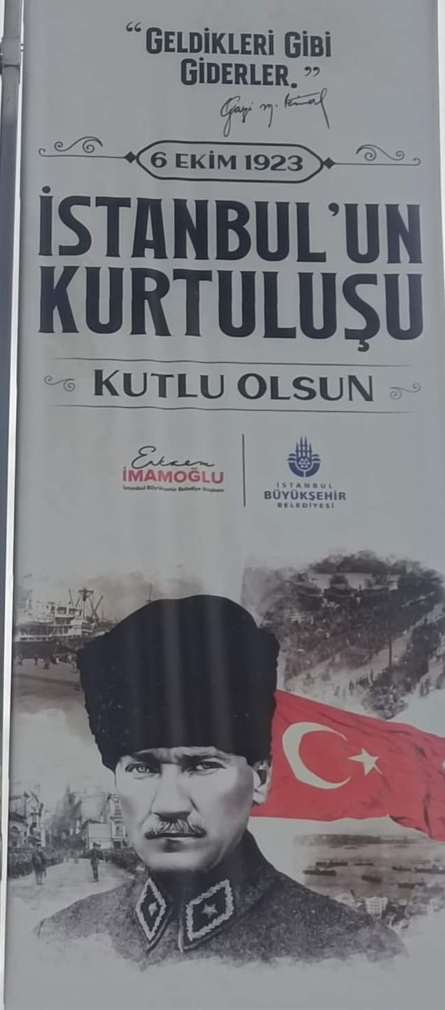 İstanbul Kurtuluşunun 101. Yılında Atatürk'ü Anma